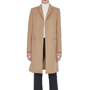 French Connection Platform Felt Wool Coat Cashmere